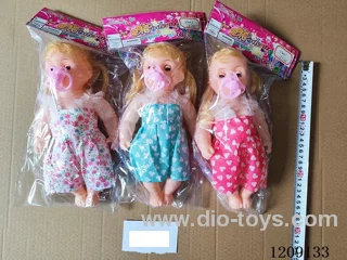 12 inch doll set - Slip dress + pacifier