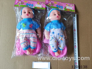12 inch doll set - Water absorption pee + music