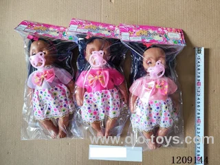 12 inch doll set - Sleeve skirt + pacifier