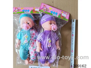 14 inch doll set - Left and right pants + pacifier