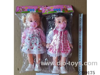 14 inch doll set - Strawberry Dress + Pacifier (2 mixed)
