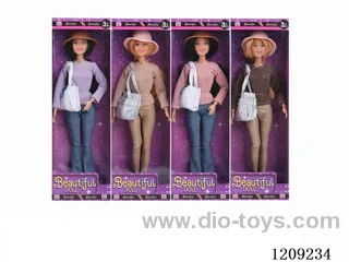11.5inch doll in display box 4 pcs