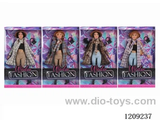 11.5inch doll in display box 4 pcs