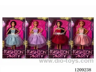11.5inch doll in display box 4 pcs