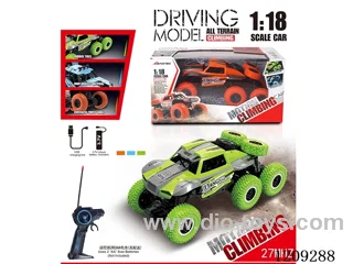 27MHZ 1:18 4ch 6-wheel rc car included battery