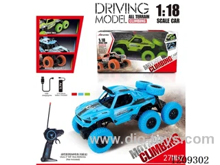 27MHZ 1:18 4ch 6-wheel rc car included battery