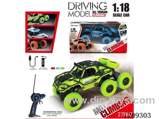 27MHZ 1:18 4ch 6-wheel rc car included battery