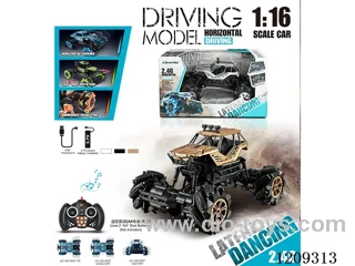 2.4G 1：16 rc alloy stunt car included battery