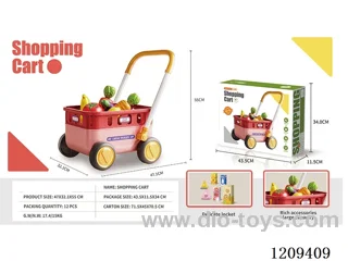 15PCS shopping cart - Red