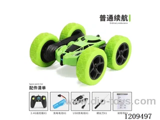 Double sided drift rollover RC stunt car not included battery