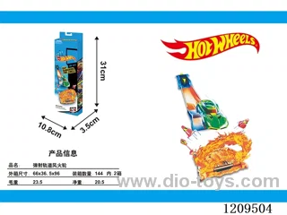 Ejection trajectory hot wheels