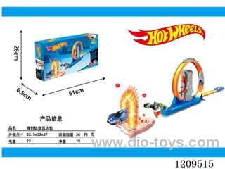 Ejection trajectory hot wheels