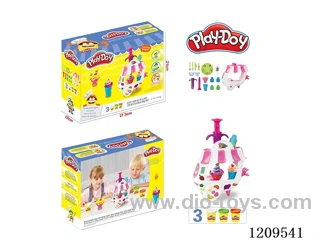 Color mud ice cream truck set