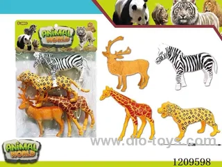 Wildlife set 4PCS