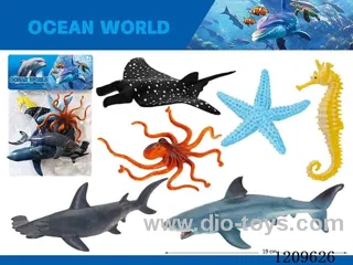 Marine animal set 6PCS