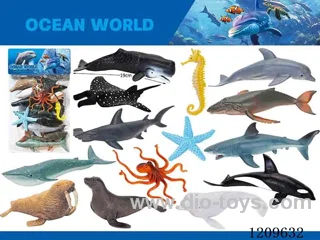Marine animal set 14PCS