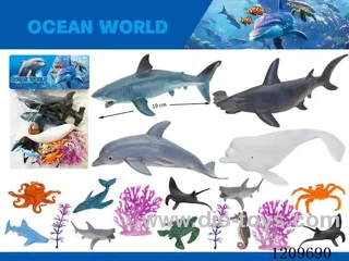 Marine animal set 18PCS