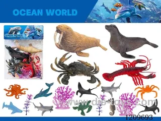Marine animal set 18PCS