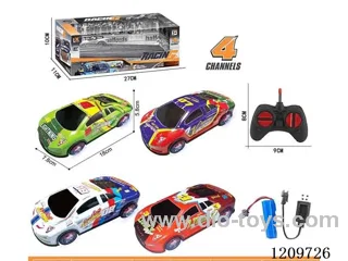 1：24 4ch rc alloy car with light included battery