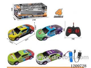 1：24 4ch rc alloy car with light included battery