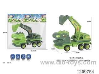 Inertia engineering vehicle dinosaur hook machine
