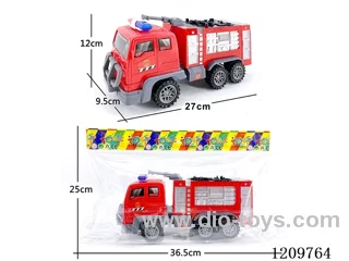 Inertial fire truck