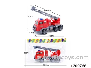 Inertial fire truck