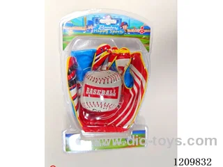 Leather baseball gloves with white balls