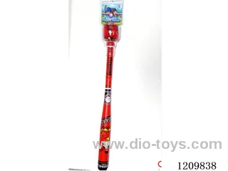 64CM leather baseball bat with ball