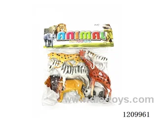 Wildlife series 6 inch 4PCS +4 inch 2PCS