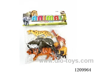 Wildlife series 6 inch 3PCS +4 inch 3PCS