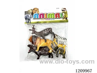 Wildlife series 6 inch 3PCS +4 inch 3PCS