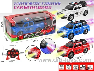 2.4G 5ch rc car with light /spray/bottle