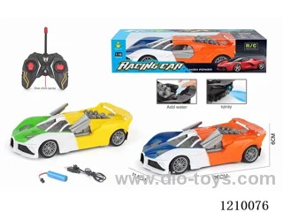 1:16 27MHZ 5ch rc car -Bugadi with spray included battery