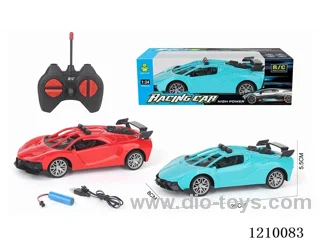 1:24 27MHZ 4ch rc car included battery