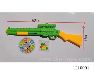 Table tennis gun with target