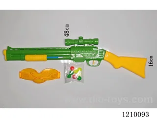 Table tennis gun with glasses