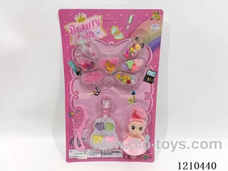 Beads + makeup + doll