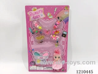 Beads + makeup + doll