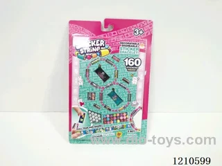 Beaded sticker