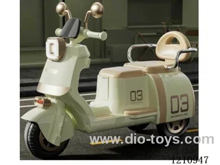 Children's two-seat electric motorcycle