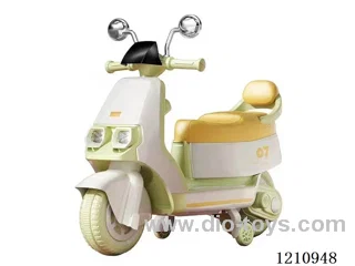 Children's two-seat electric motorcycle
