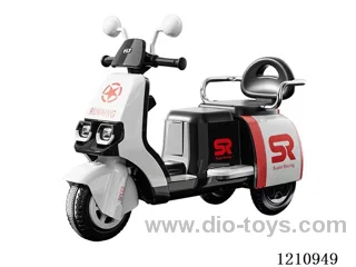 Children's two-seat electric motorcycle