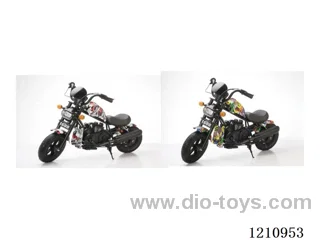 Children's electric motorcycle with lights