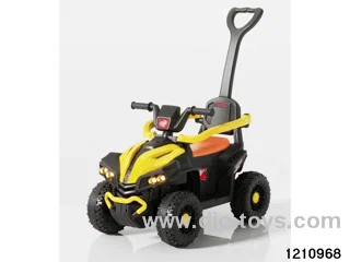 battery operation children car(With push handle，light& music）