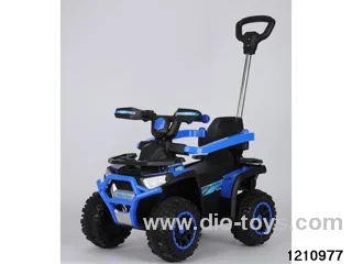 battery operation children car(With push handle can control the front steering, bright lights and music，USB ，Bluetooth）