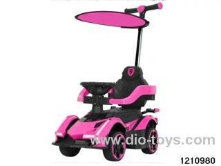 free wheel children car(With push handle,light& music）