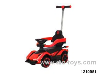 battery operation children car(With push handle can control the front steering, bright lights and music，USB ，Bluetooth）