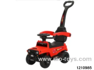 free wheel children car(With push handle,light& music）