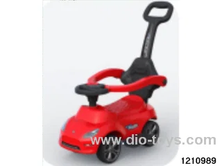 free wheel children car(With push handle,light& music）